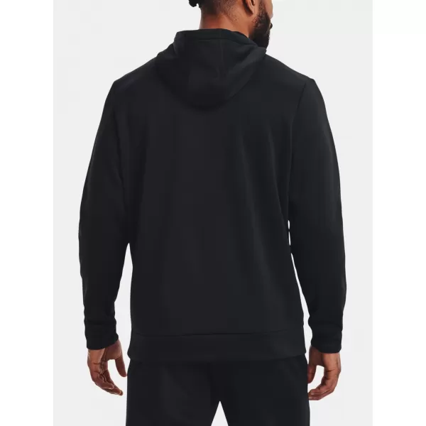  Hanorac pentru bărbați UNDER ARMOUR UA ARMOUR FLEECE HOODIE 1373353-001 NEGRU 
