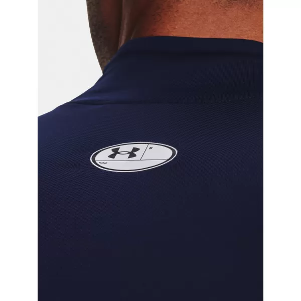  Tricou pentru bărbați UNDER ARMOUR UA CG ARMOUR FITTED MOCK 1366066-410 ALBASTRU 