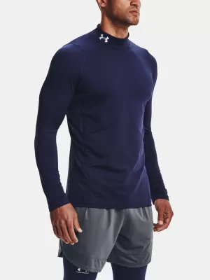 Tricou pentru bărbați UNDER ARMOUR UA CG ARMOUR FITTED MOCK 1366066-410 ALBASTRU