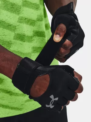 Mănuși pentru bărbați UNDER ARMOUR M'S WEIGHTLIFTING GLOVES 1369830-001 NEGRU
