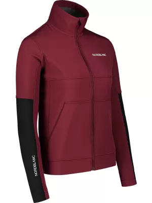 Jachetă softshell pentru femei NORDBLANC FJORD NBSSL7657 BURGUNDIA