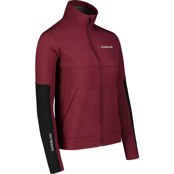  Jachetă softshell pentru femei NORDBLANC FJORD NBSSL7657 BURGUNDIA 
