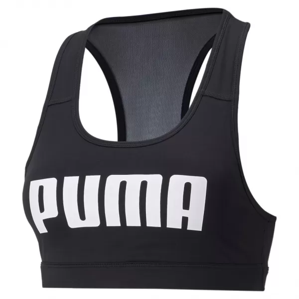  Sutien de damă PUMA MID IMPACT 4KEEPS GRAPHIC BRA PM 520306-91 NEGRU 