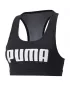 Sutien de damă PUMA MID IMPACT 4KEEPS GRAPHIC BRA PM 520306-91 NEGRU