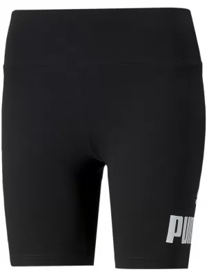 Jambiere de damă PUMA ESS 7 LOGO SHORT LEGGINGS 848347-01 NEGRU