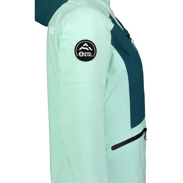  Jachetă de schi pentru femei NORDBLANC SNOW-SQUALL NBWJL7753 VERDE 