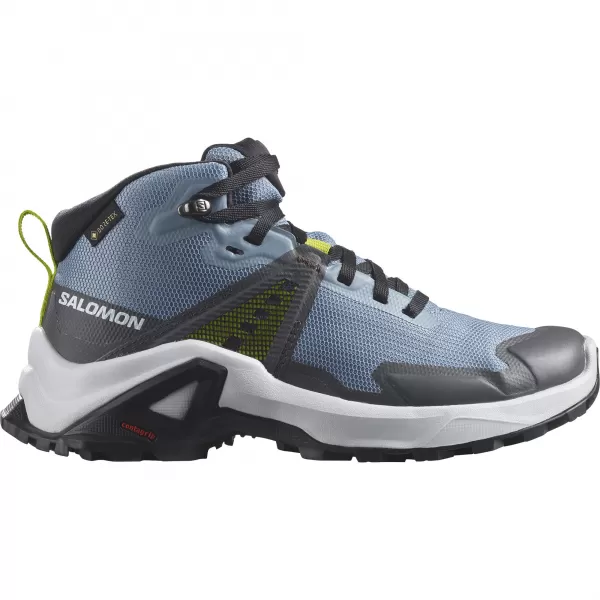  Pantofi pentru copii SALOMON X RAISE MID GORE-TEX L47071600 DENIM DECOLORAT/BUNTING INDIGO/ACID LIME 