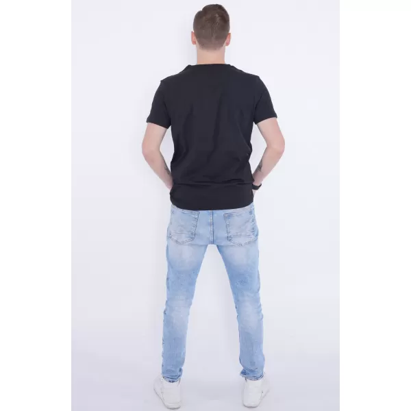  Tricou pentru bărbați KIXMI PABLO NEGRU 