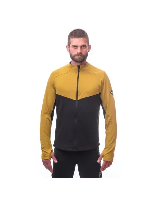 Hanorac pentru bărbați SENSOR COOLMAX THERMO 22200058 NEAGRĂ/MUSTARD