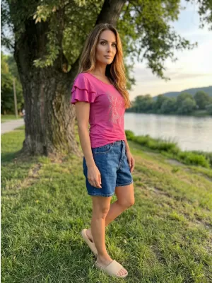 Tricou pentru femei KIXMI PAMMI ROZ