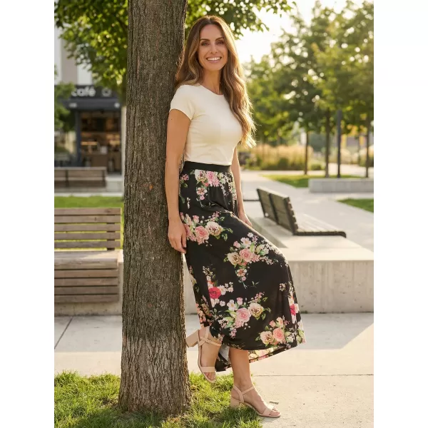  Fusta de dama KIXMI PANSY NEGRU 
