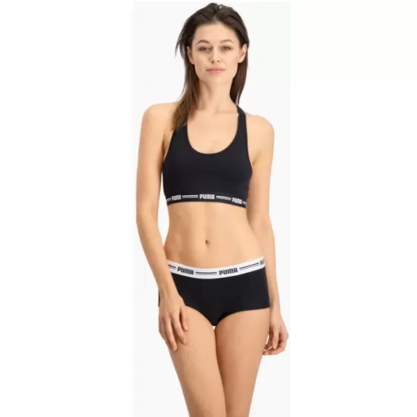  Chiloți de damă PUMA WOMEN MINI SHORT 2P PACK 90785303 NEGRU 