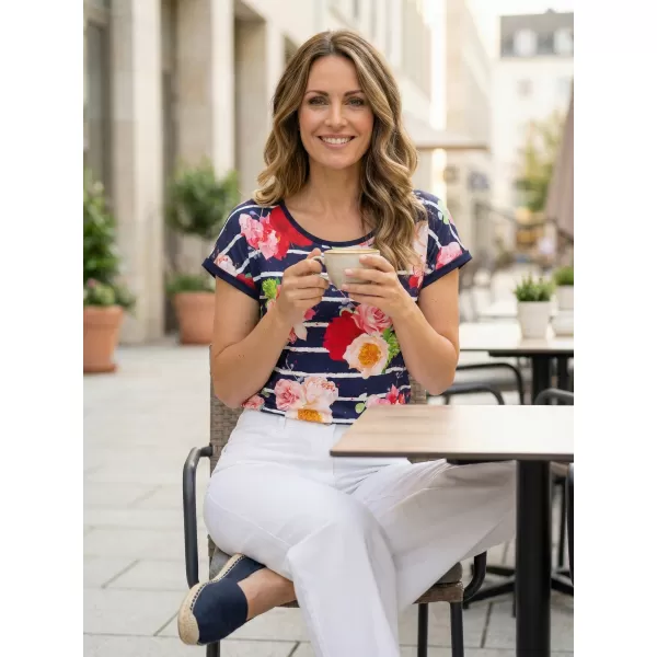  Tricou pentru femei KIXMI PANDORA ALBASTRU INCHIS 