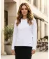 Hanorac de dama KIXMI PATRICIA ALB