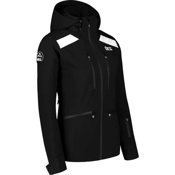  Jachetă de schi pentru femei NORDBLANC SNOW-SQUALL NBWJL7753 NEGRU 