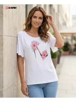 Tricou pentru femei KIXMI PALIMA ALB