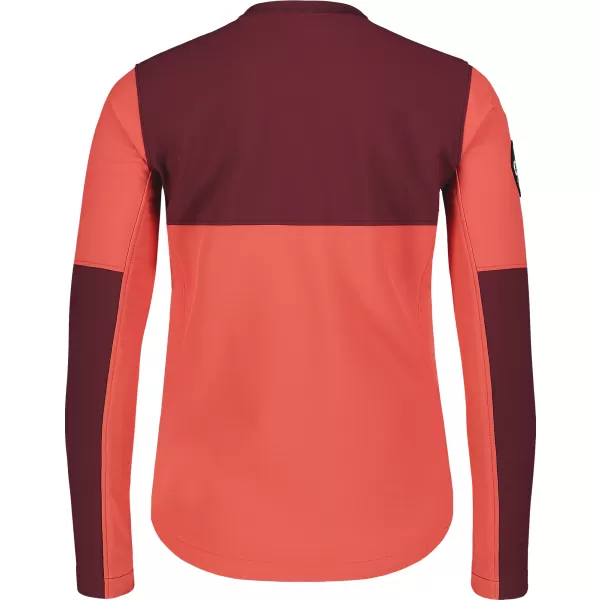  Jachetă softshell pentru femei NORDBLANC COVE NBSSL7656 CORAL ROȘU 