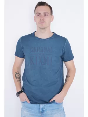 Tricou pentru bărbați KIXMI PELTON ALBASTRU INCHIS
