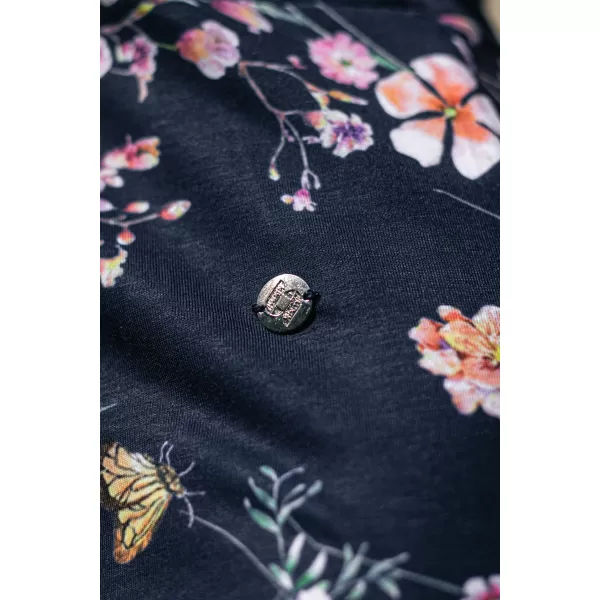  Tricou pentru femei KIXMI PATTIE ALBASTRU INCHIS 