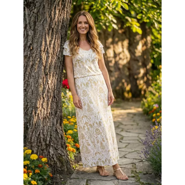  Rochie KIXMI PRIMAVERA CREMOS 