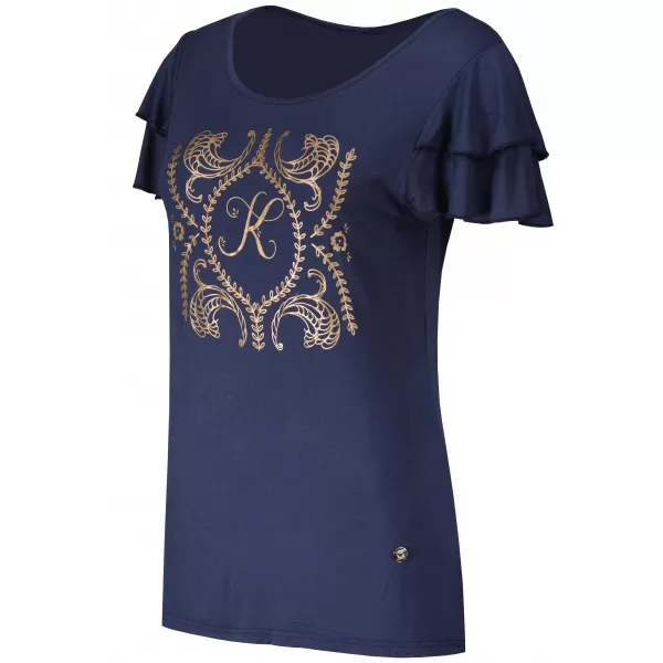  Tricou pentru femei KIXMI PAMMI ALBASTRU INCHIS 