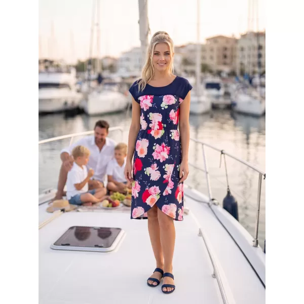  Rochie KIXMI PENIE ALBASTRU INCHIS 