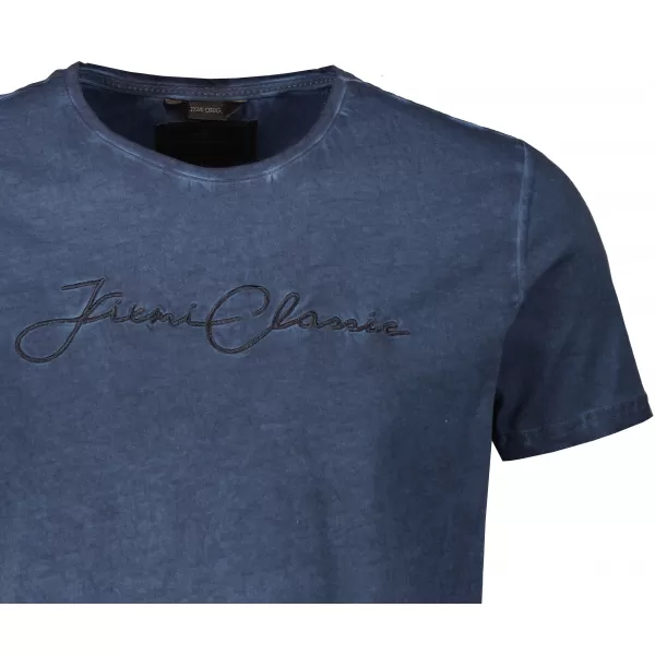 Tricou pentru bărbați KIXMI PATRIC ALBASTRU INCHIS 