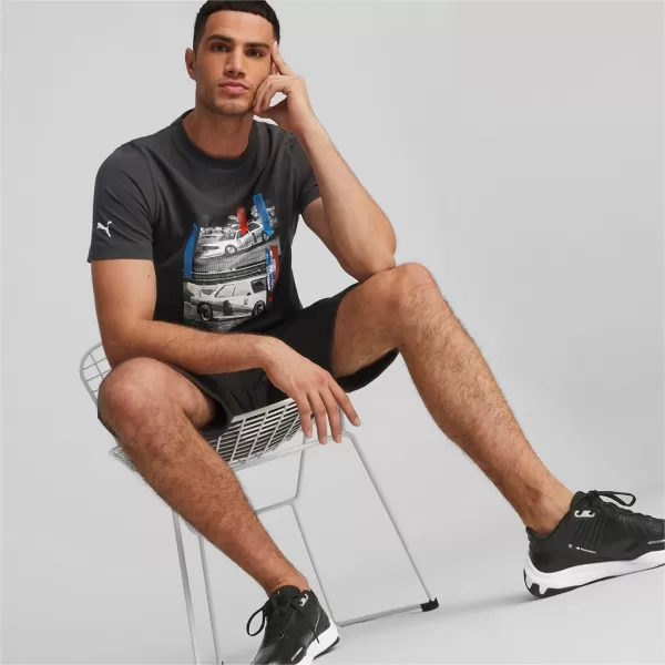  Tricou pentru bărbați PUMA BMW MMS CAR GRAPHIC TEE 538140-01 NEGRU 