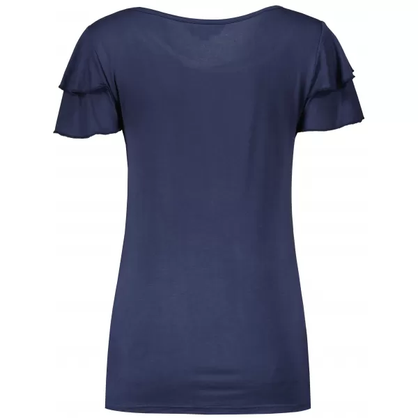  Tricou pentru femei KIXMI PAMMI ALBASTRU INCHIS 