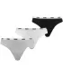 Chiloți de damă PUMA STRING 3P PACK 90759001 ALB/GRI/NEGRU