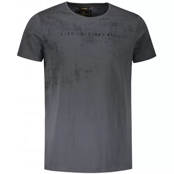  Tricou pentru bărbați KIXMI PEPPE GRI INCHIS 