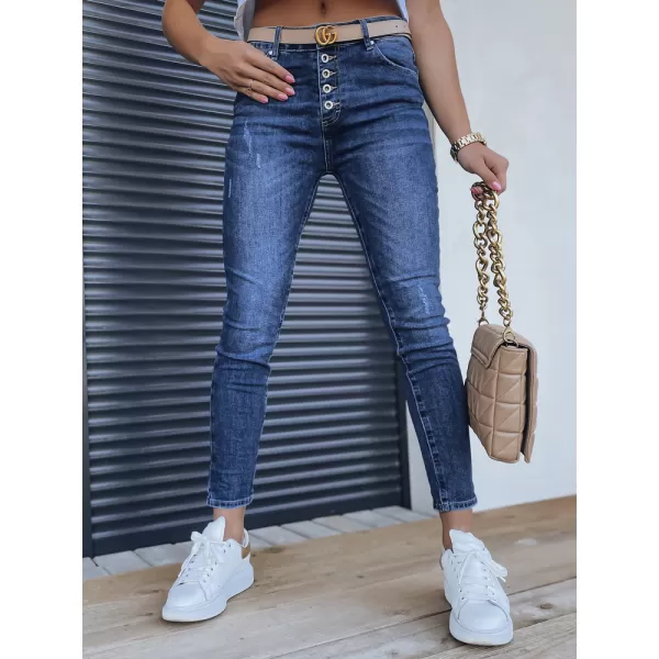  Pantalonii pentru doamne DSTREET UY1315 ALBASTRU 