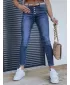 Pantalonii pentru doamne DSTREET UY1315 ALBASTRU