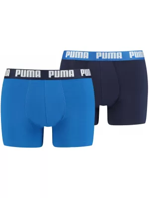 Boxeri pentru bărbați PUMA BASIC BOXER 2P 88886960 ALBASTRU ADEVĂRAT