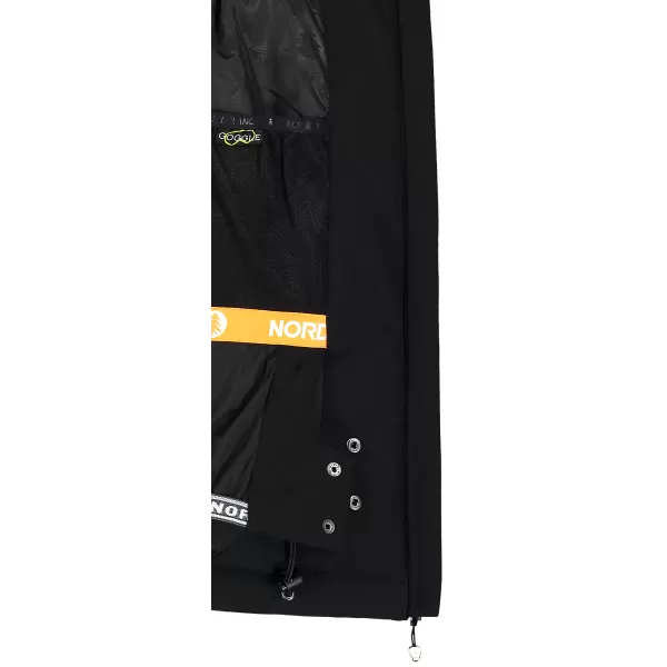  Jachetă de schi pentru femei NORDBLANC SNOW-SQUALL NBWJL7753 NEGRU 