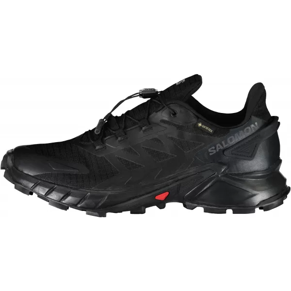  Pantofi pentru bărbați SALOMON SUPERCROSS 4 GORE-TEX L41731600 NEGRU/NEGRU/NEGRU 