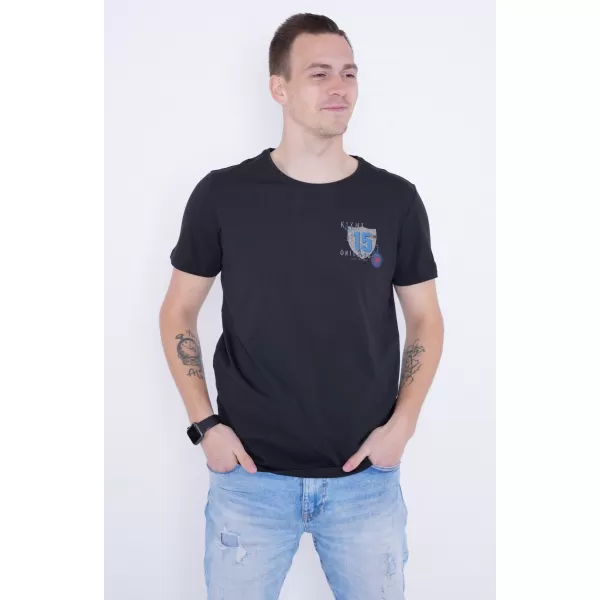  Tricou pentru bărbați KIXMI PHIL NEGRU 