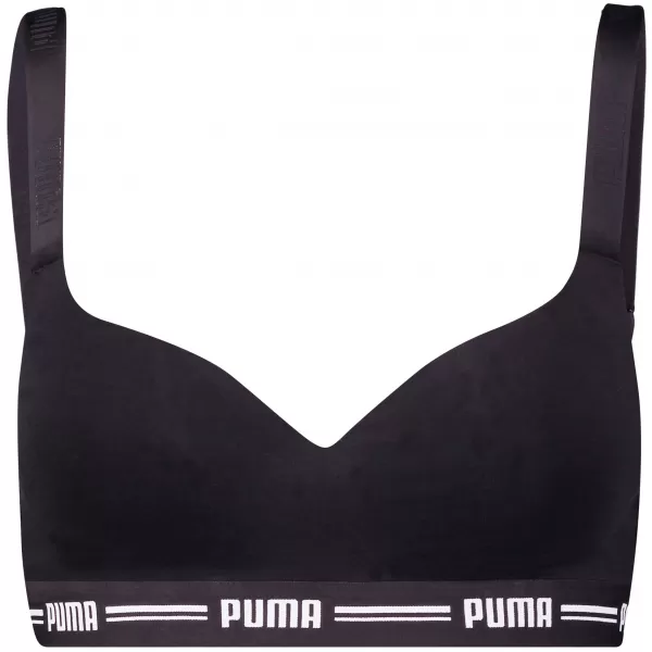  Dámská podprsenka PUMA WOMEN PADDED TOP 1P HANG 90786304 BLACK 