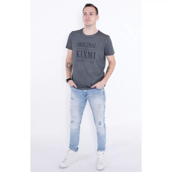  Tricou pentru bărbați KIXMI PELTON GRI INCHIS 