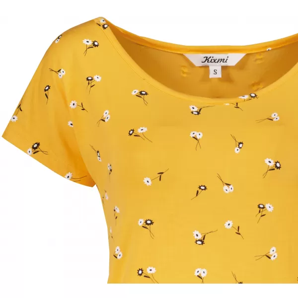  Tricou pentru femei KIXMI PATSY GALBEN 