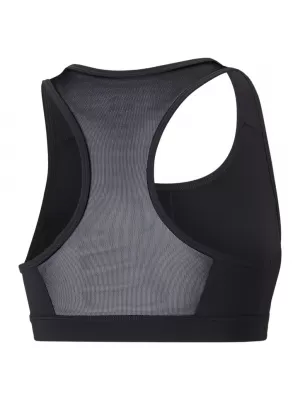 Sutien de damă PUMA MID IMPACT 4KEEPS GRAPHIC BRA PM 520306-91 NEGRU