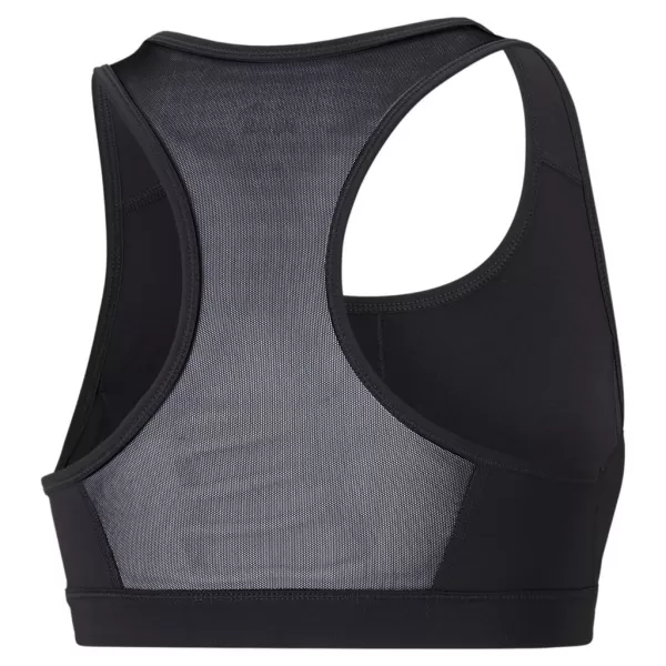  Sutien de damă PUMA MID IMPACT 4KEEPS GRAPHIC BRA PM 520306-91 NEGRU 