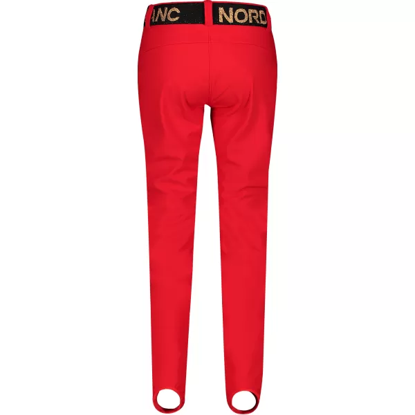  Pantaloni de schi softshell pentru femei NORDBLANC FULLCOVER NBWPL7729 ROŞU 