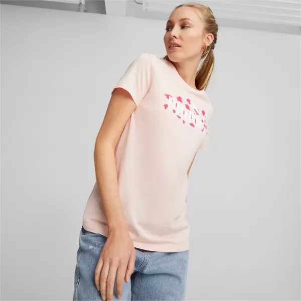  Tricou pentru femei PUMA ESS+ ANIMAL TEE 673687-66 ROZ 