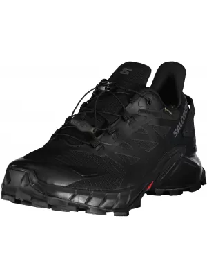 Pantofi pentru bărbați SALOMON SUPERCROSS 4 GORE-TEX L41731600 NEGRU/NEGRU/NEGRU