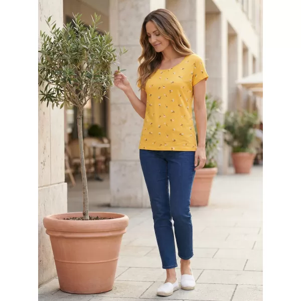  Tricou pentru femei KIXMI PATSY GALBEN 