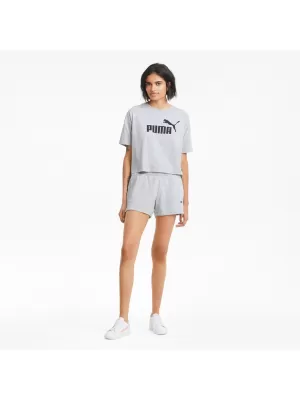 Pantaloni scurți de damă PUMA ESS 4 SWEAT SHORTS TR 586824-04 GRI