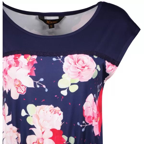  Rochie KIXMI PENIE ALBASTRU INCHIS 