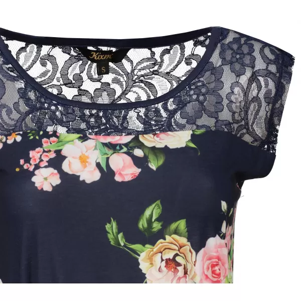  Tricou pentru femei KIXMI PAMELA ALBASTRU INCHIS 