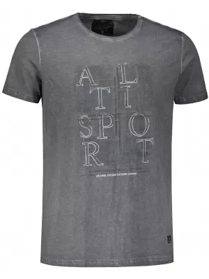Tricou pentru bărbați ALTISPORT ARIEN GRI INCHIS